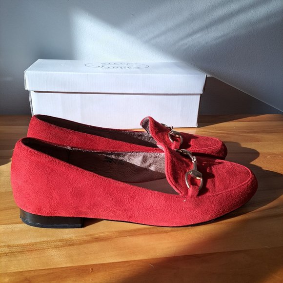 Steve Madden Red Loafer Women's Size 39 US Size 9 - Picture 2 of 6